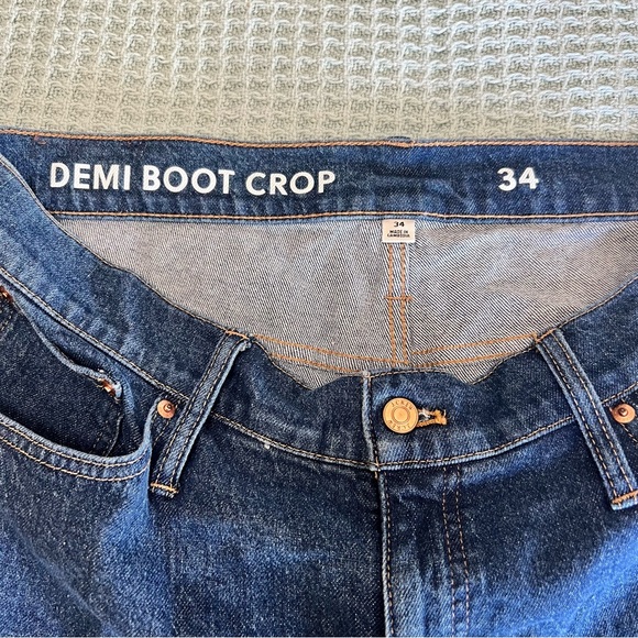 J.Crew Demi Boot Crop Jeans Women’s 34 Greenbriar Wash Fall 22 - Picture 2 of 10